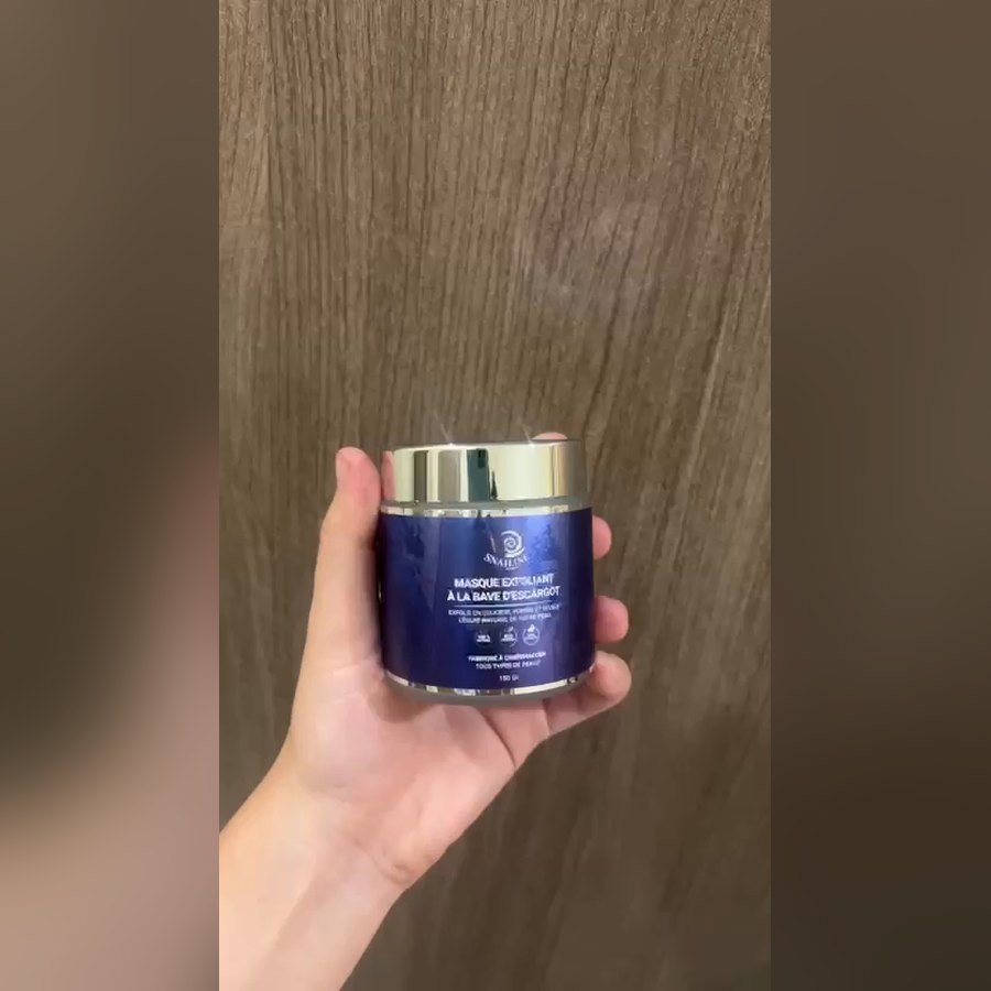 Masque exfoliant à la bave d'escargot