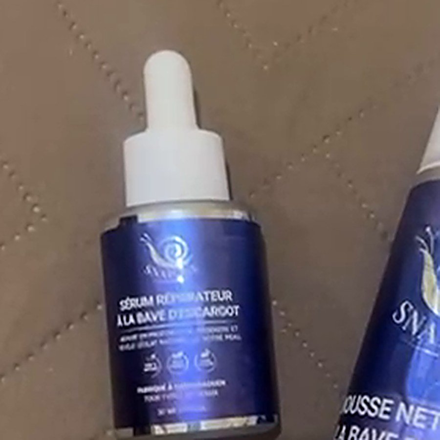 Sérum réparateur à la bave d'escargot